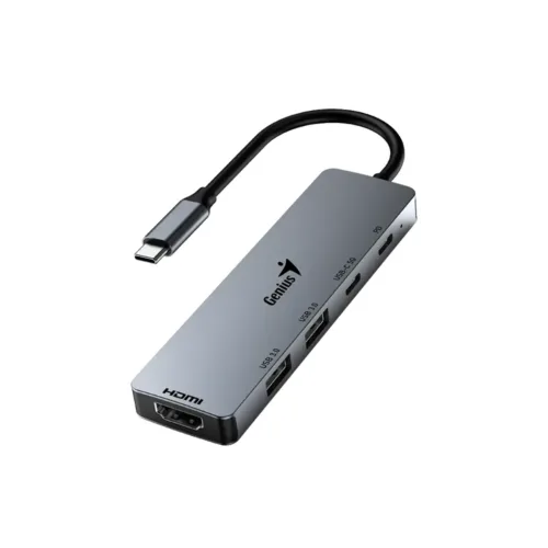 Hub multipuerto USB-C HP 50H55UT 7 puertos con video 4K y red
