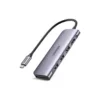 Hub-USB-C-UGREEN-6-en-1-4K-HDMI-+-USB-3.0-+-SD-TF-gris-1 Docking USB-C XUE CNV-H2X-1467 HDMI 4K PD 100W 6 en 1