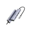 Hub USB-C UGREEN 6 en 1 4K HDMI + USB 3.0 + SD/TF gris