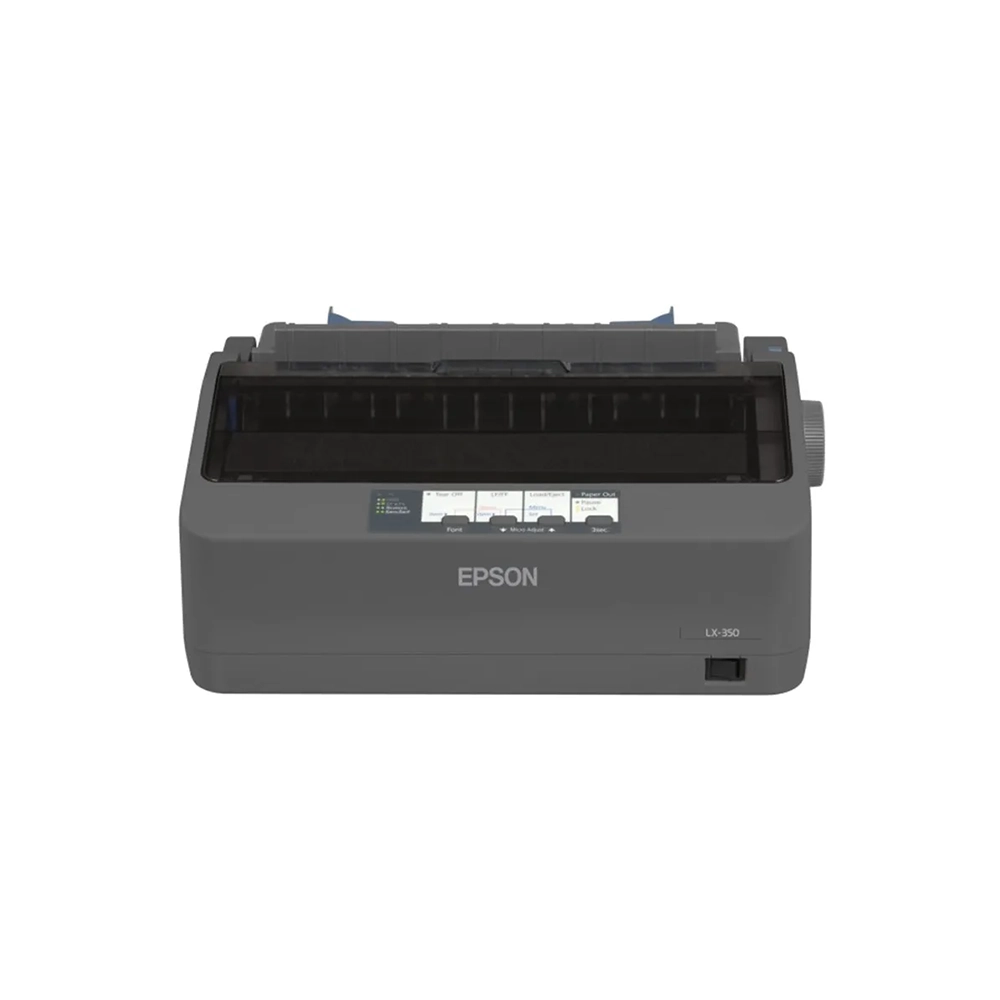Impresora Matricial Epson LX-350 - Con tecnología de 9 pines, la LX-350 alcanza velocidades de impresión de hasta 390 cps. Su conectividad USB