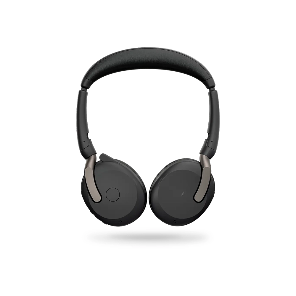 Audífonos Jabra Evolve2 65 Flex BT ANC plegables premium con micrófono