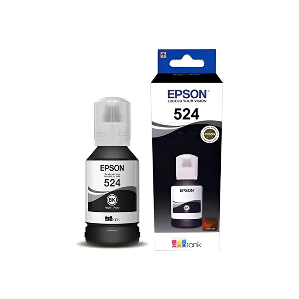Botella de tinta Epson T524120-AL negra EcoTank L15150 alto rendimiento