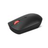 Mouse inalámbrico Lenovo negro compacto USB C portátil viaje