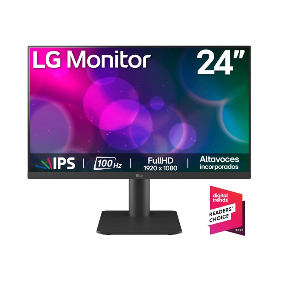 Monitor LG 24MS550-B 24 pulgadas FHD IPS 100Hz HDMI 3 años