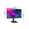 Monitor LG 24MS550-B 24 pulgadas FHD IPS 100Hz HDMI 3 años