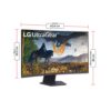 Monitor gamer LG 27GS60QC-B QHD 180Hz curvo 1ms 27 pulgadas