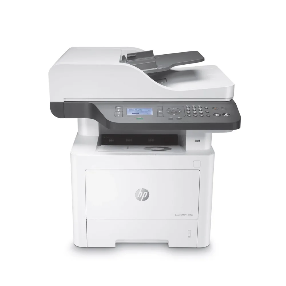 Multifuncional HP LaserJet 432fdn mono duplex red fax ADF rapida