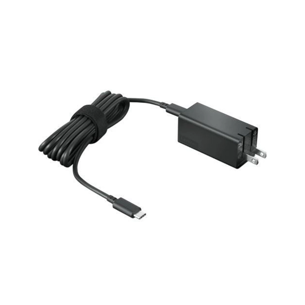 Cargador USB-C Lenovo 65W GaN Carga Rápida Universal Compacto