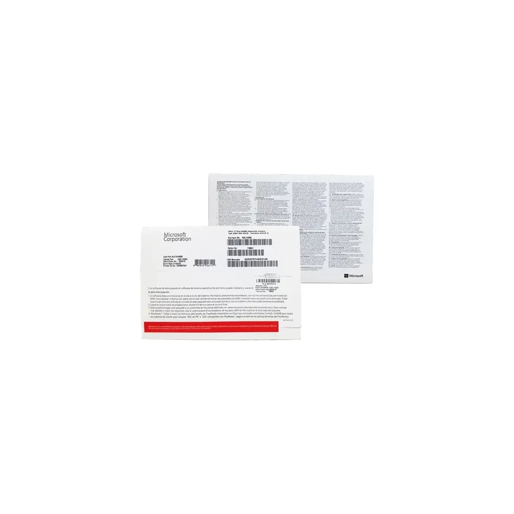 Licencia Microsoft Windows 11 Pro FQC-10553 OEM 64 bits DVD