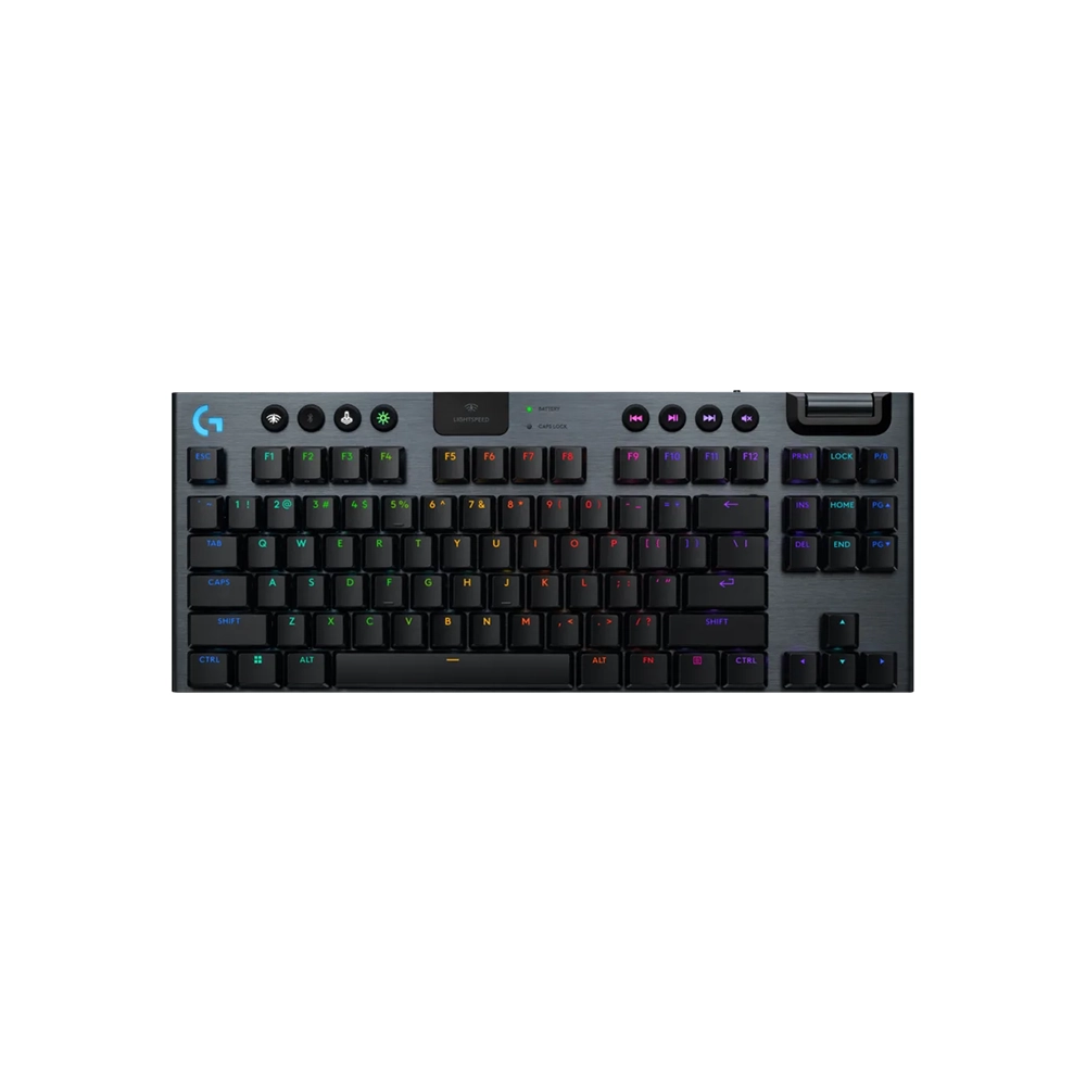Logitech G PRO X TKL Teclado gaming - Inalámbrico Conectividad - USB 2.0 Interfaz - RGB LED - Negro