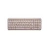 Logitech-K250-Robusto-Teclado-Compacto-Inalámbrico-Conectividad-Español-QWERTY-Diseño-Rosa-1 Logitech K250 Robusto Teclado - Compacto - Inalámbrico Conectividad - Español - QWERTY Diseño - Rosa - Bluetooth - 10m - Windows 10, Windows 11, Mac OS X 12.0 Monterey, ChromeOS, Linux, iPadOS 15, iOS 15, Android 12 - Chromebook - PC, Mac - Plástico reciclado - AAA Tamaño de batería admitida