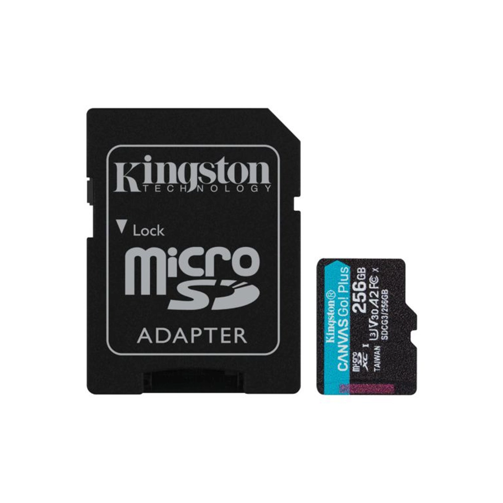 Memoria MicroSD Kingston 256GB UHS I Plus Gen 3 150 MB s 4K
