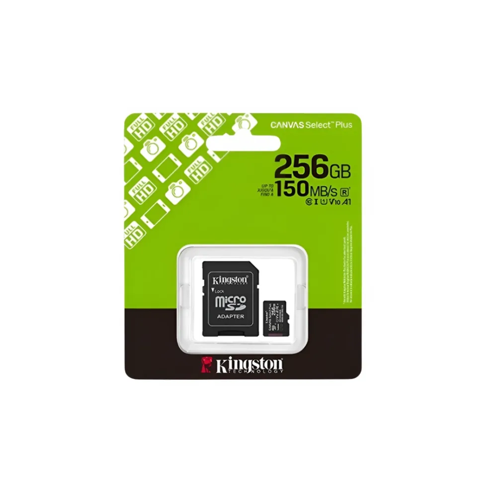 Memoria MicroSD Kingston 256GB UHS I Plus Gen 3 150 MB s 4K