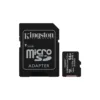 Memoria MicroSD Kingston 64GB UHS I Clase 10 A1 4K Rendimiento