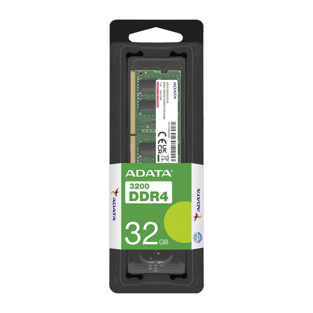 Memoria RAM DDR4 SO-DIMM 32GB 3200MHz Potencia Máxima Portátil