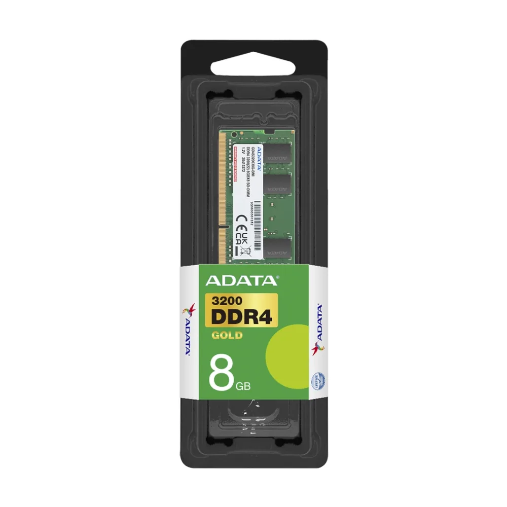 Memoria RAM DDR4 SO-DIMM 8GB 3200MHz CL22 Rendimiento Laptop