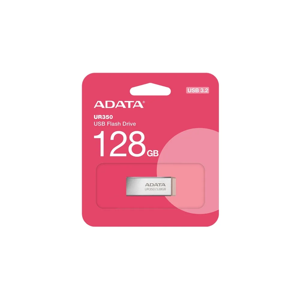 Memoria-USB-Adata-UR350-128G-RSR Memoria USB Adata UR350-128G-RSR/BK 128GB USB 3.2 metal 100MB/s