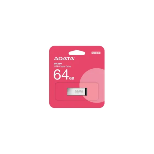 Memoria-USB-Adata-UR350-64G-RSR Memoria USB 64GB Adata UV240 Flash Drive 2.0 Compacta y Práctica