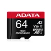 Memoria microSD ADATA 64GB A2 V30 Alta Resistencia 4K Vigilancia