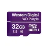 Memoria microSD WD Purple 32GB vigilancia 24h alta resistencia