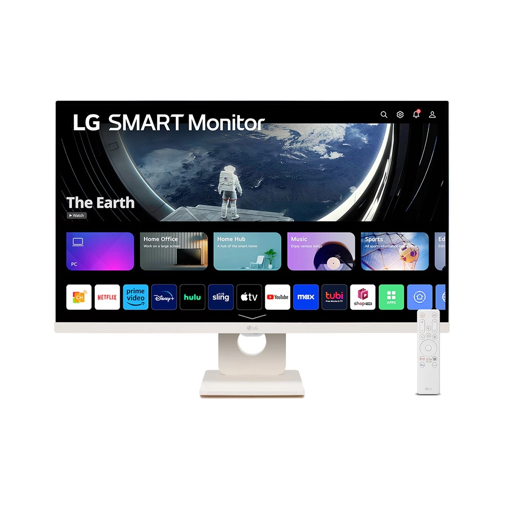 Monitor Inteligente LG 27SR50F-W 27" FHD WiFi Smart TV Integrado Blanco