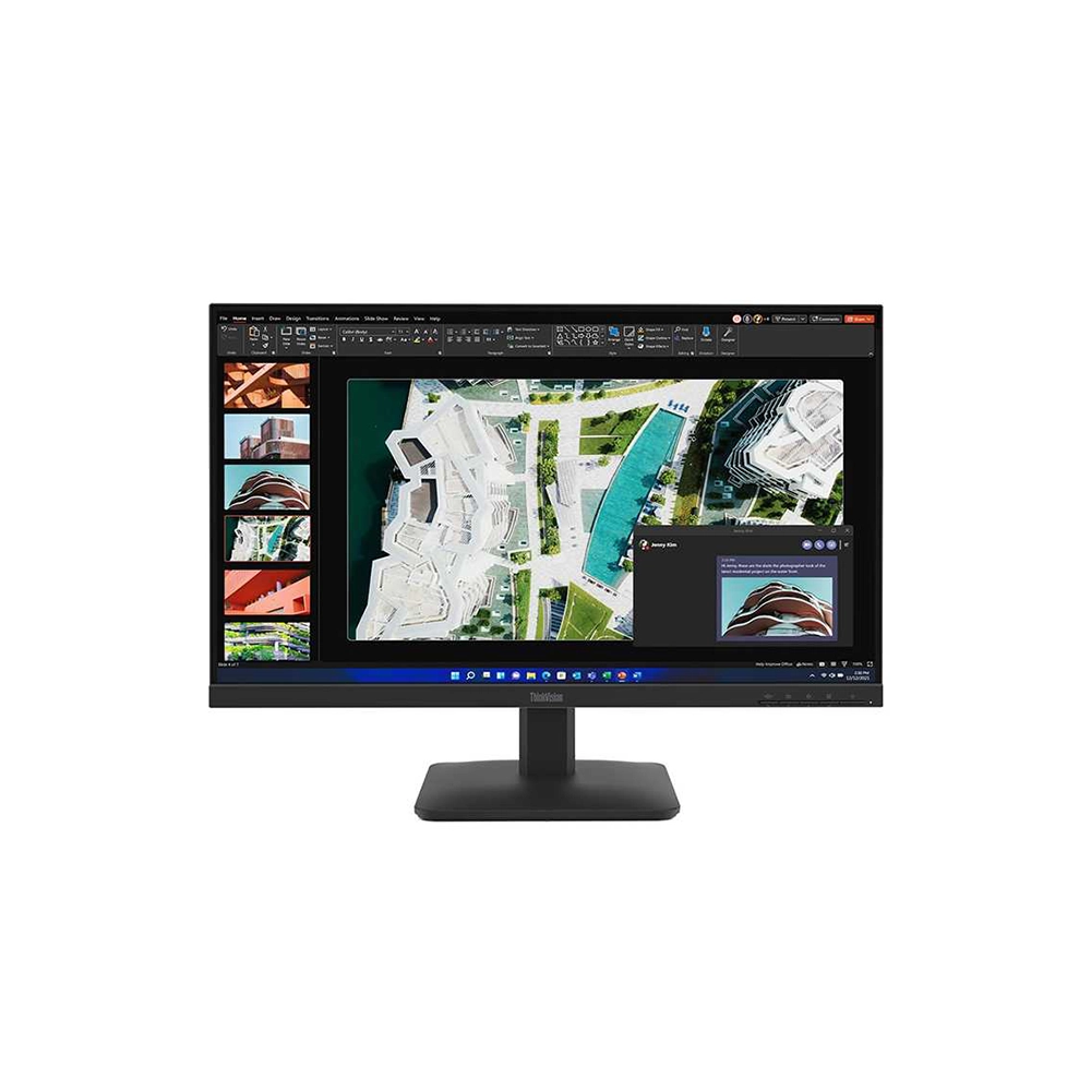 Monitor Lenovo S27-4e 27" altura fija para oficina y hogar