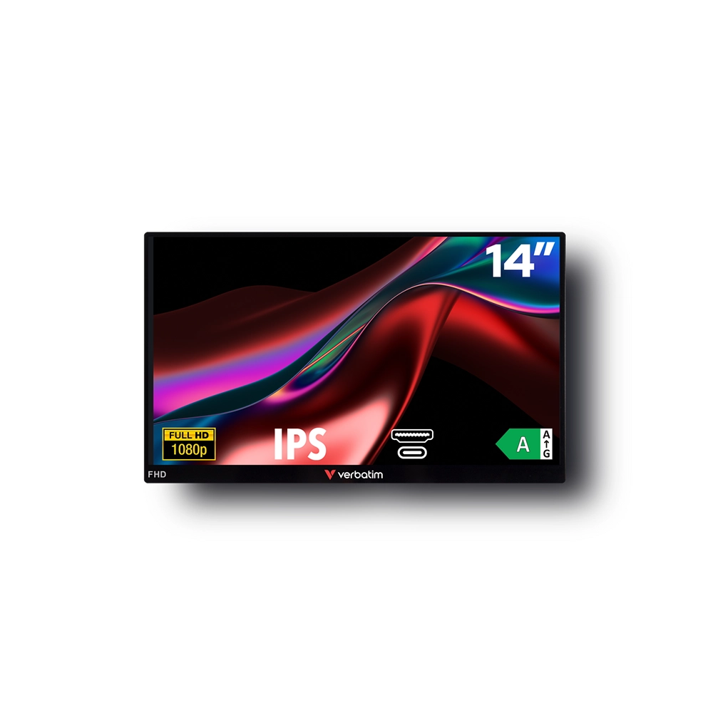 Monitor Portátil de 14” Full HD 1080p – PM 14 con USB-C y Cable HDMI