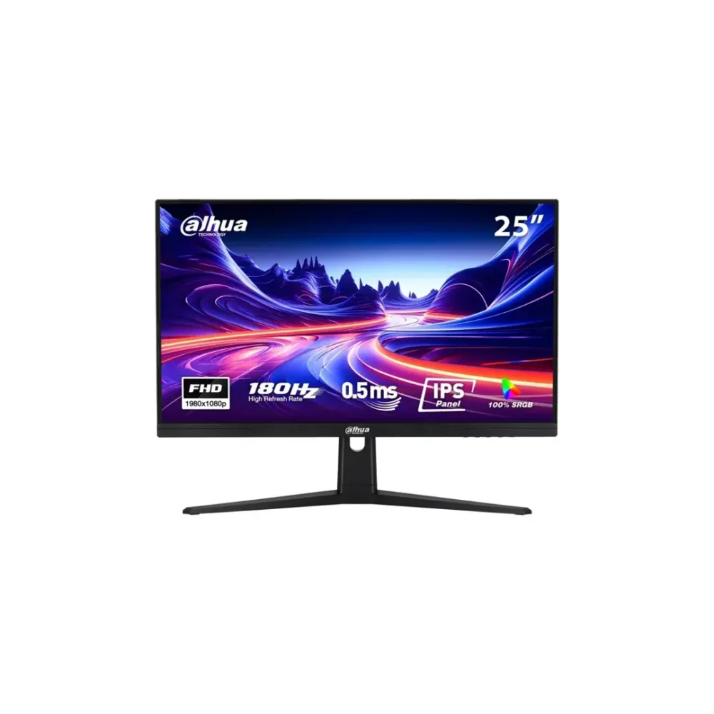 Monitor gamer Dahua 25" 200Hz Full HD curvo para videojuegos