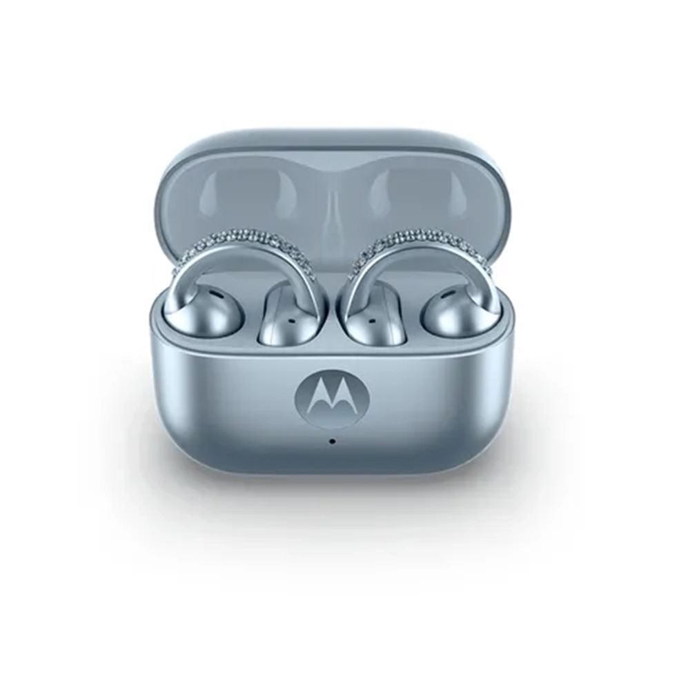 Moto Buds Loop swarovski Celeste