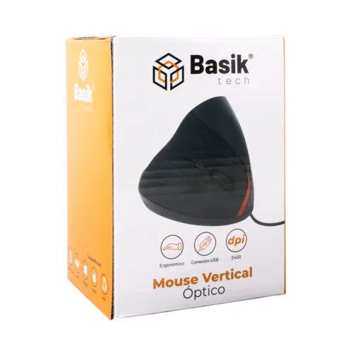 Mouse Vertical Recargable X-KIM Ergonómico 6 Botones 1600dpi