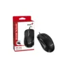Mouse Genius DX-101 USB negro ergonómico 1000 dpi preciso