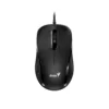 Mouse Genius DX-101 USB negro ergonómico 1000 dpi preciso