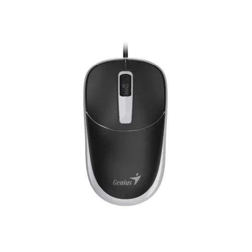Mouse Genius USB DX-123 Gris ergonómico precisión 1200 DPI cableado