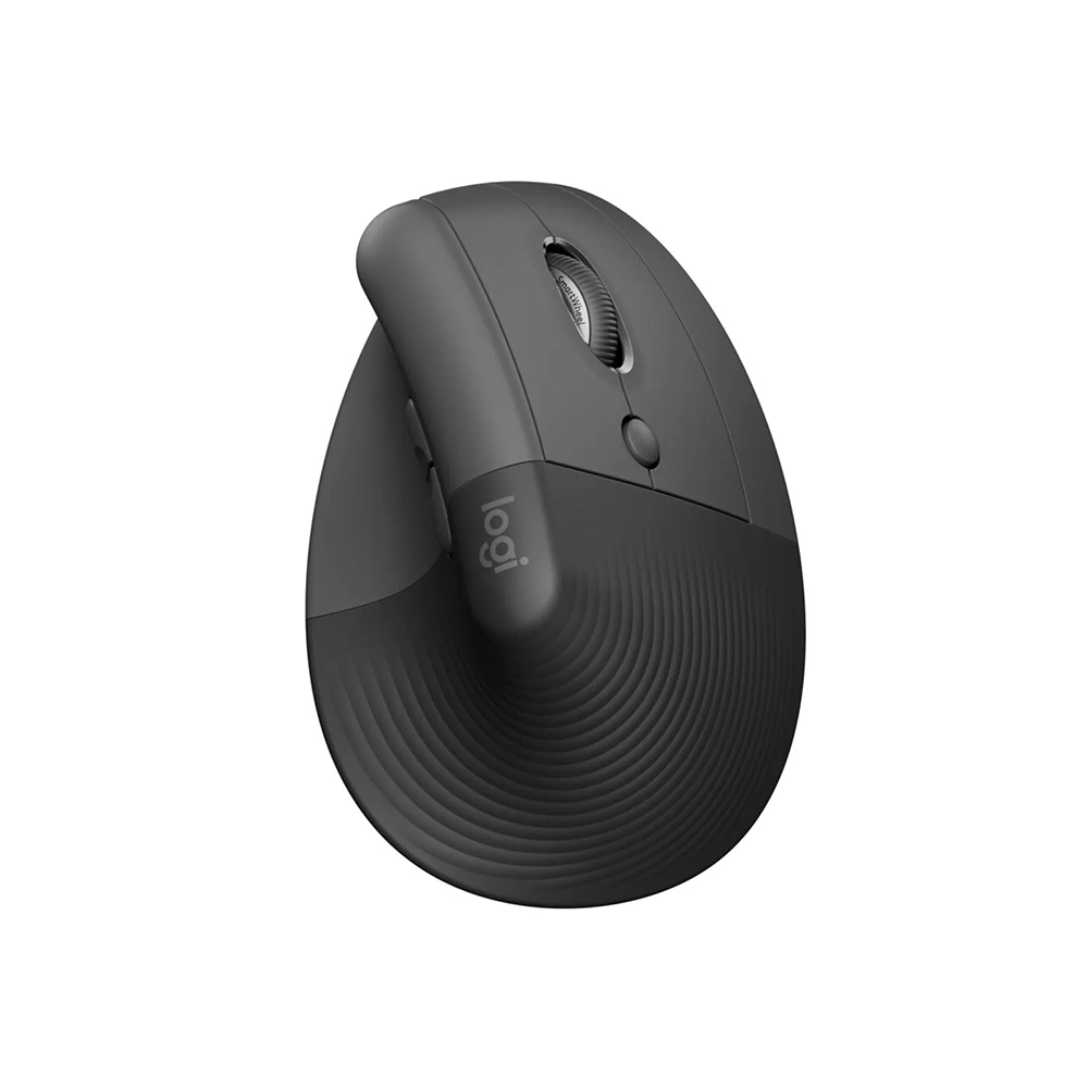 Mouse Logitech Lift - Bluetooth - USB - Óptico - 6 Botón(es) - Grafito - Inalámbric