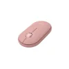 Mouse Logitech Pebble M350S - Bluetooth - USB - Óptico - 3 Botón(es) - Rosa