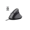 Mouse Trust Bayo II 25144 ergonomico vertical 2400 DPI negro
