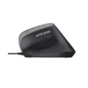 Mouse Trust Bayo II 25144 ergonomico vertical 2400 DPI negro