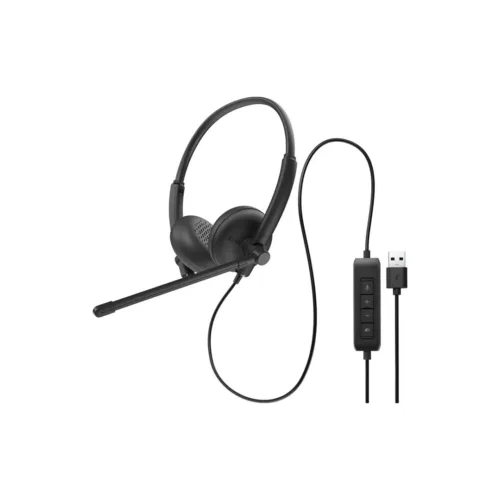 Diadema USB Dell WH125 auriculares cableados para oficina y clases