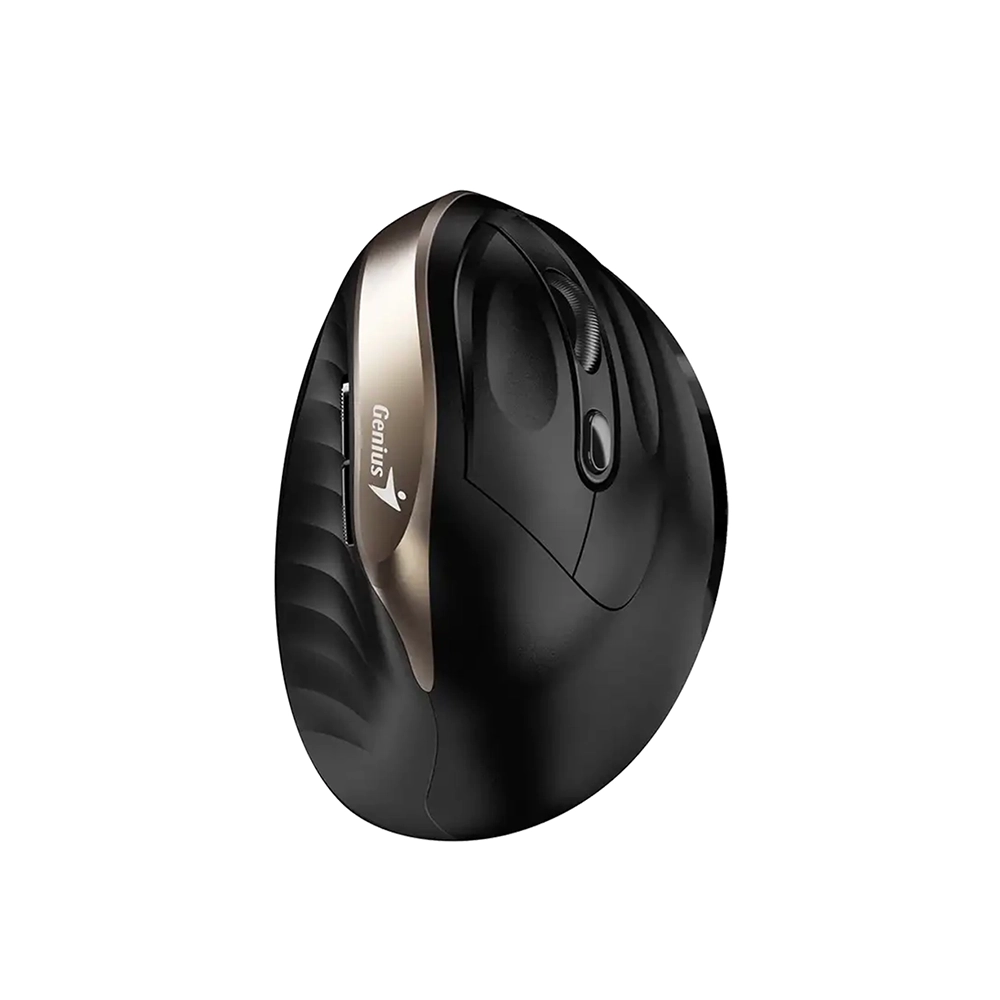 Mouse Vertical Genius Ergo 8250S Gold Ergonómico Inalámbrico Alta Precisión