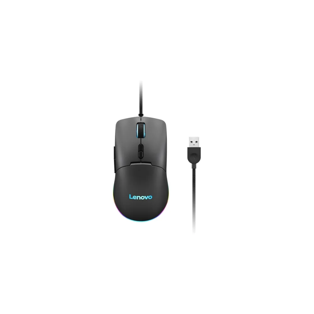 Mouse gamer Lenovo M210 GY51N60457 RGB 8000 DPI cableado