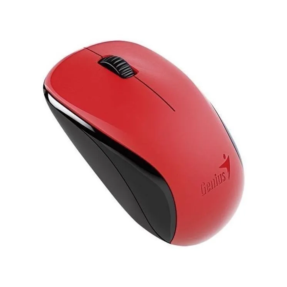 Mouse inalámbrico Genius NX-7000 rojo 1200 dpi ergonómico compacto