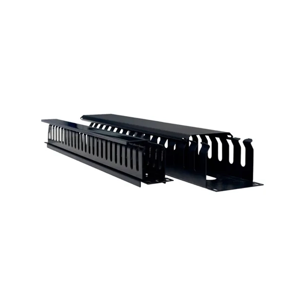 Organizador Nicomar Plástico 1U Rack Gestión Cableado 19"