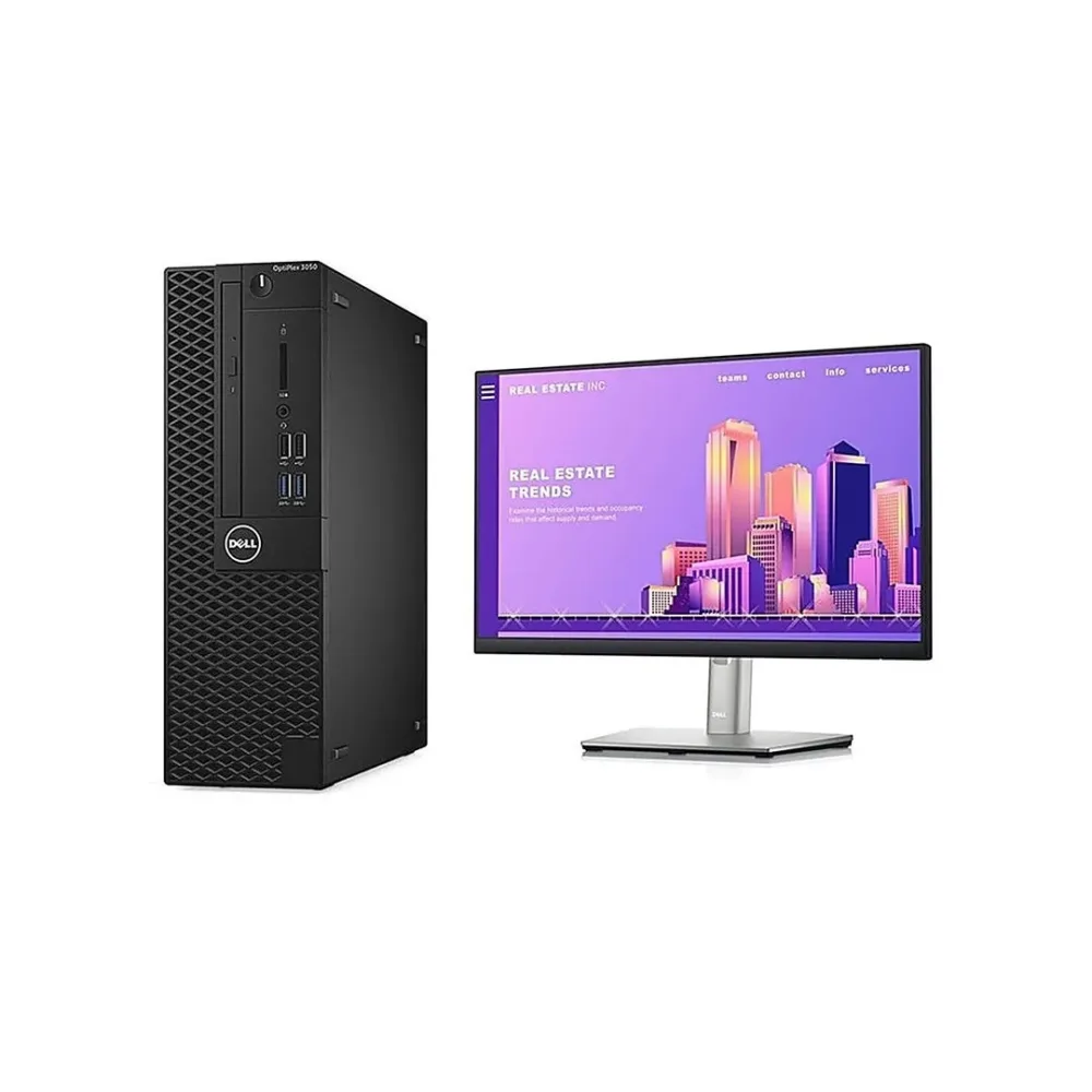 PC SFF Dell OptiPlex Core i5 10ª gen 16GB SSD 512GB + Monitor 22