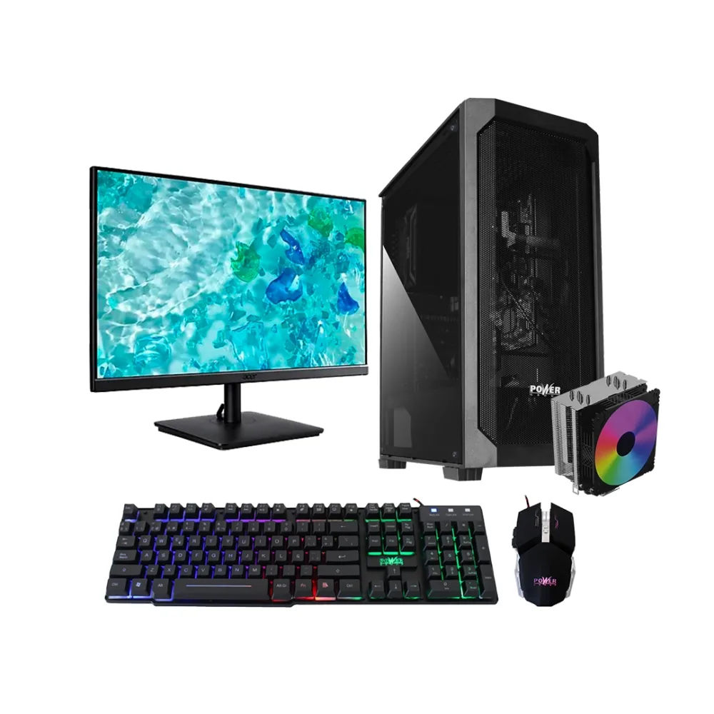 PC Torre Intel i5-12400 16GB 512GB SSD Monitor 22 Linux