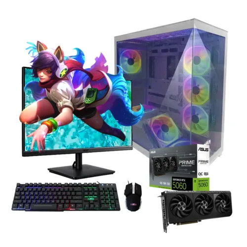 PC Gamer AMD Ryzen 7-8700F 16GB DDR5 SSD 512GB RTX 3050 6GB Rendimiento