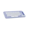 Combo Teclado y Mouse Logitech POP Bluetooth Español Lila Easy-Switch