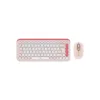 Combo Logitech POP Teclado y Mouse Rosa BT Español Easy Switch retro