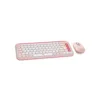 Combo Logitech POP Teclado y Mouse Rosa BT Español Easy Switch retro