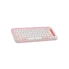 Combo Logitech POP Teclado y Mouse Rosa BT Español Easy Switch retro