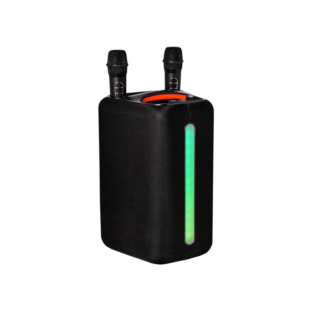 Parlante VTA Duett 80W Bluetooth con 2 micrófonos y luces LED